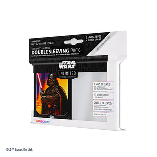 Deck Sleeves - Gamegenic - Star Wars: Unlimited TCG - Double Sleeving Pack - Darth Vader