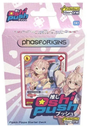 Oshi Push TCG VTuber Card Game - Phase Origins - Pipkin Pippa Starter Deck