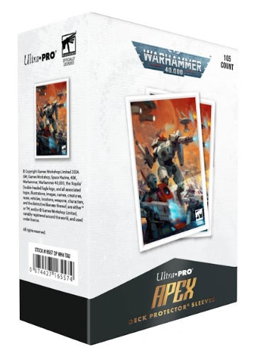 Deck Sleeves - Ultra Pro - Apex Deck Protector - Warhammer 40K - T'au Empire Codex Aligned (105 ct.)