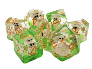 Dice - Old School - Polyhedral Set (7 ct.) - Infused - Baby Goblin