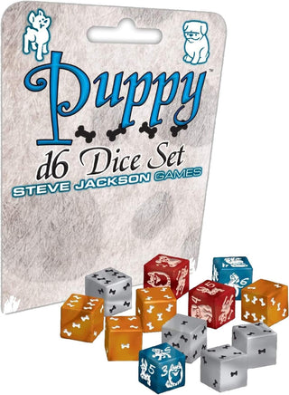 Dice - Steve Jackson Games - D6 Set (12 ct.) - 16mm - Puppy