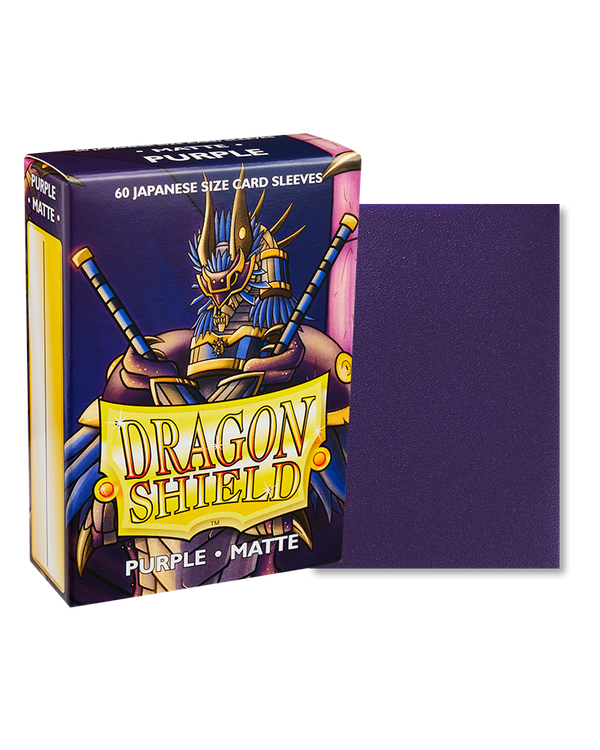 Deck Sleeves (Small) - Dragon Shield - Japanese - Matte - Purple (60 ct.)