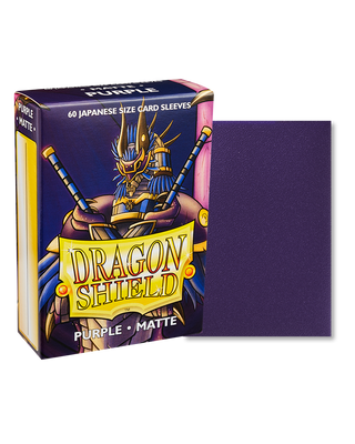 Deck Sleeves (Small) - Dragon Shield - Japanese - Matte - Purple (60 ct.)