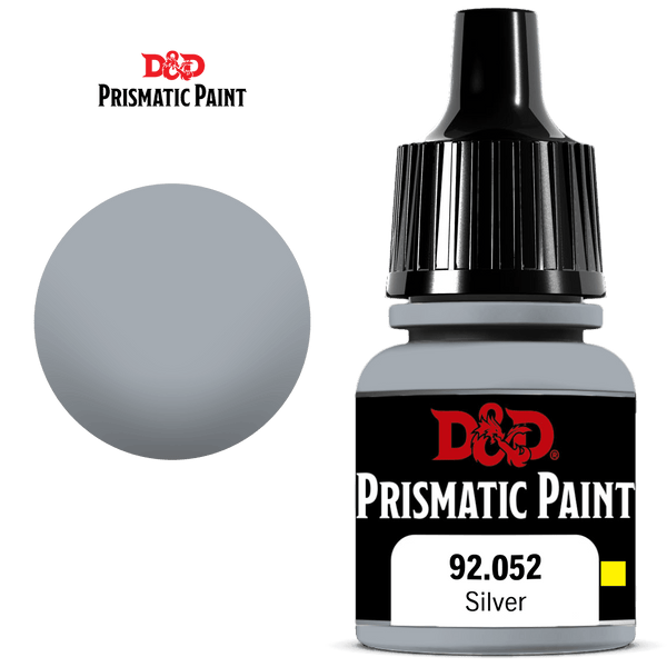 Painting - WizKids - D&D - Prismatic Paint - Metallic - Silver (8 ml.)
