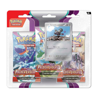 Pokémon TCG - Scarlet & Violet Set 2 - Paldea Evolved - 3-Pack Blister (Varoom)