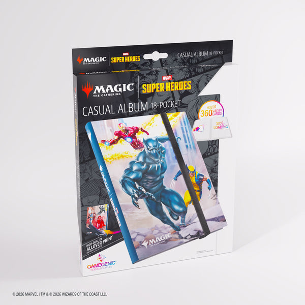 Binder - Gamegenic - 18-Pocket Casual Album  - MtG - Marvel Super Heroes - Marvel Super Heroes