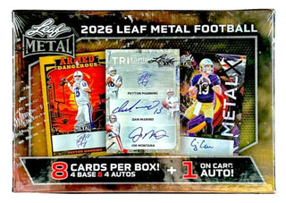 2026 Leaf Metal Football Hobby Box