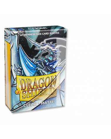 Deck Sleeves (Small) - Dragon Shield - Japanese - Matte - Clear (60 ct.)