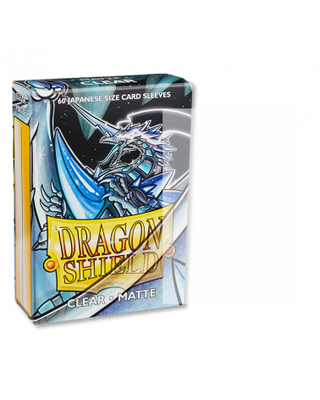 Deck Sleeves (Small) - Dragon Shield - Japanese - Matte - Clear (60 ct.)