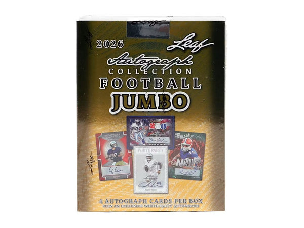 2026 Leaf Autograph Collection Football Jumbo Hobby Box