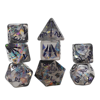 Dice - Sirius - Polyhedral RPG Set (8 ct.) - 16mm - Vox Machina Adventure Dice - Vax'ildan