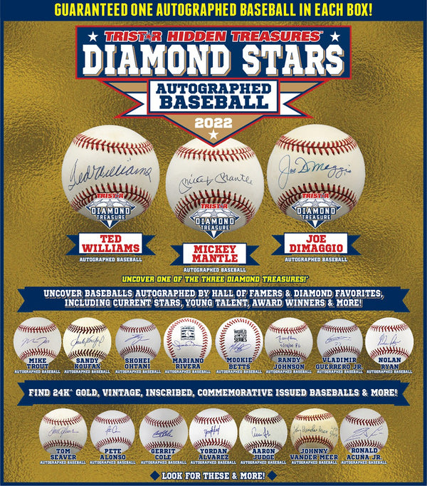 2022 Tristar Diamond Stars Autographed Baseball Box