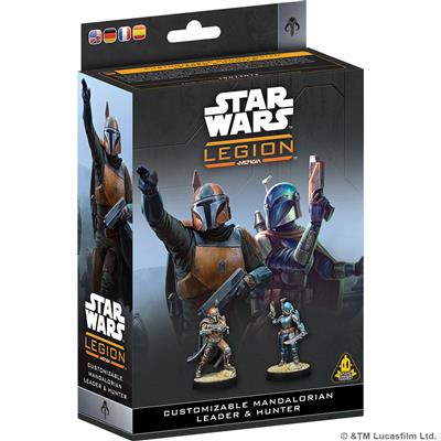 (NOT FOR SALE UNTIL 08/07/2026) Star Wars Legion - Customizable Mandalorian Leader and Hunter