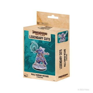 Pathfinder Battles - Legendary Cuts - Human Wizard Male