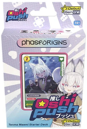 Oshi Push TCG VTuber Card Game - Phase Origins - Tenma Maema Starter Deck