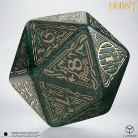 Dice - Q-Workshop - The Hobbit - Jumbo Spindown D20 - Verdant
