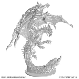 D&D - Icons of the Realms - Unpainted Miniature - Adult Amethyst Dragon