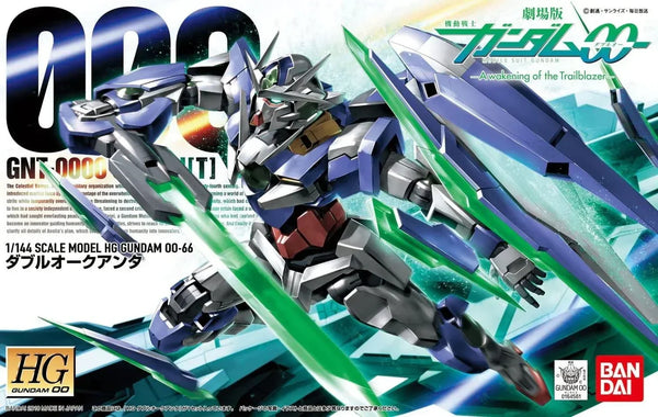 Bandai Hobby -  Mobile Suit Gundam 00 - HG 00 Qan[T] 1/144 Scale Model Kit