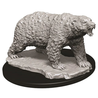 WizKids Deep Cuts Unpainted Miniatures - Polar Bear