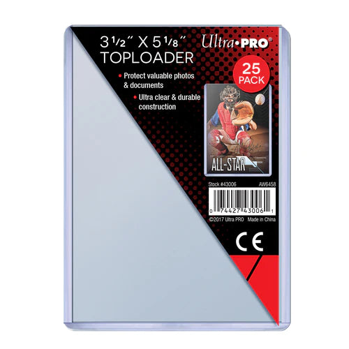 Ultra Pro - Card Storage - Toploaders - 3 1/2" x 5 1/8" (25 ct.)