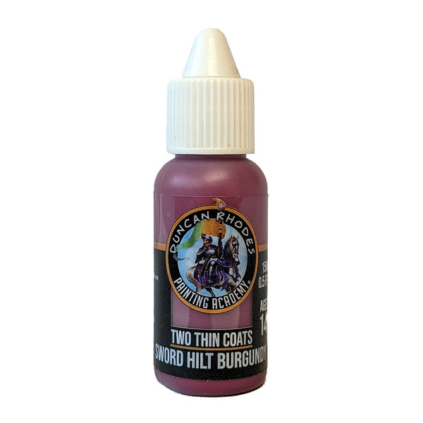 Painting - Two Thin Coats - Sword Hilt Burgundy (15 ml.)