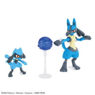 Bandai Hobby - Pokémon Quick - Riolu & Lucario Model Kit