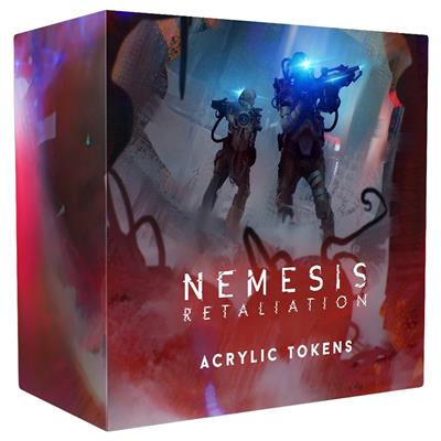 (NOT FOR SALE UNTIL 08/21/2026) Nemesis: Retaliation - Stretch Goals Acrylic Tokens Expansion Set