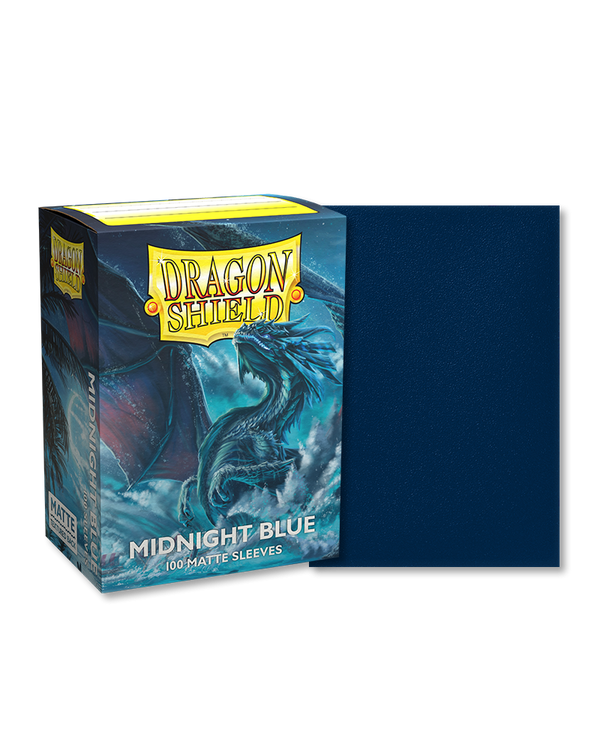 Deck Sleeves - Dragon Shield - Matte - Midnight Blue (100 ct.)