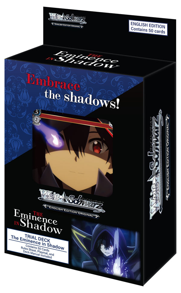 Weiss Schwarz TCG - Eminence in Shadow Trial Deck