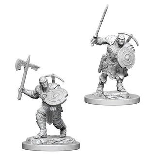 D&D - Nolzur's Marvelous Unpainted Miniatures - Earth Genasi Male Fighter