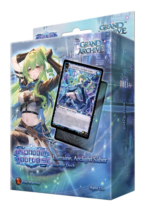 (NOT FOR SALE UNTIL 08/21/2026) Grand Archive TCG - Lorraine, Arclight Saber Starter Deck