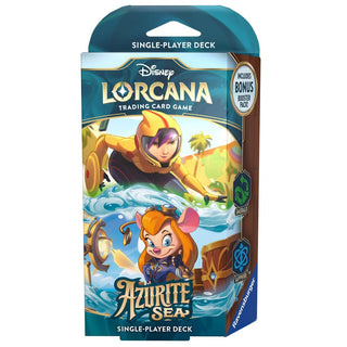 Disney Lorcana TCG - Azurite Sea Starter Deck - Emerald & Sapphire (ONLINE PREORDER 11/25/24)