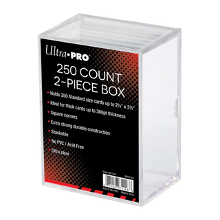 Ultra Pro - Card Storage - Card Case - 250 Ct. 2-Piece Slide Box