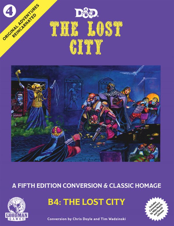 RPG (5E) - Original Adventures Reincarnated #4 - The Lost City (5E Compatible)