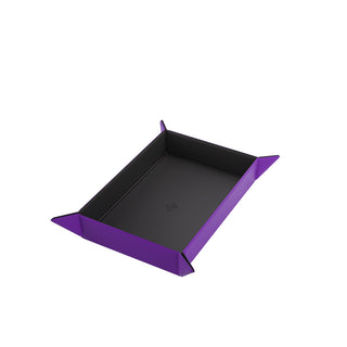 Dice Tray - Gamegenic - Magnetic Rectangular - Black/Purple
