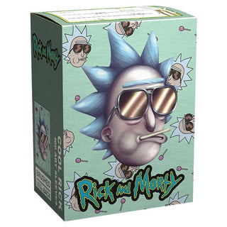 Deck Sleeves - Dragon Shield - Art - Brushed - Rick and Morty - Cool Rick (100 ct.)