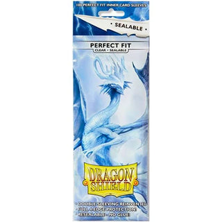 Deck Sleeves (Fit) - Dragon Shield - Perfect Fit - Sealable - Clear (100 ct.)