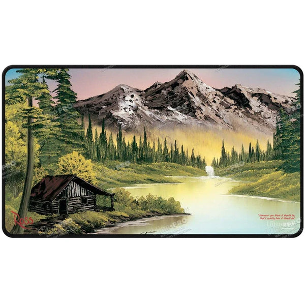 Playmat - Ultra Pro - Stitched Edge - Bob Ross - Mountain Retreat