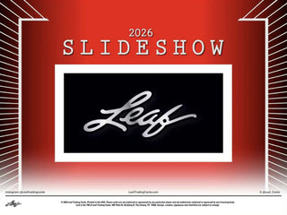 2026 Leaf Slideshow Movie Trading Cards Hobby Box