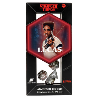 Dice - Sirius - Polyhedral RPG Set (7 ct.) - Adventure Dice - Stranger Things - Lucas