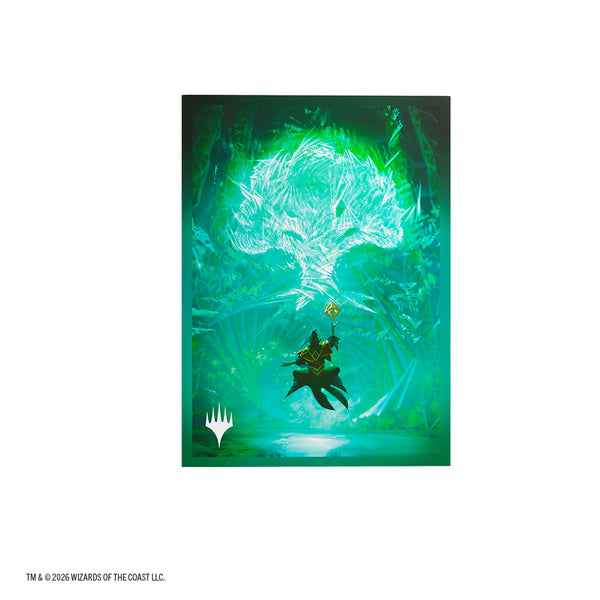 Deck Sleeves - Gamegenic - Premium Art Sleeve - MtG - Secrets of Strixhaven - Forest (105 Ct.)