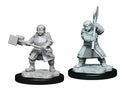 Critical Role - Unpainted Miniatures - Dwarf Dwendalian Empire Fighter Female