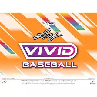 2025 Leaf Vivid Baseball Hobby Box