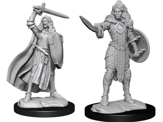 Pathfinder Deep Cuts - Unpainted Miniatures - Human Champion Female