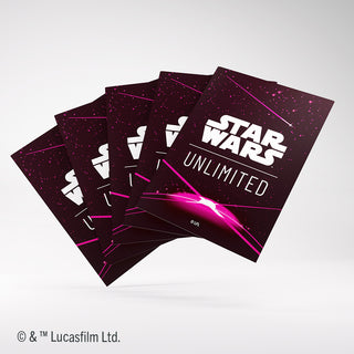 Deck Sleeves - Gamegenic - Star Wars: Unlimited TCG - Art Sleeves - Card Back Magenta