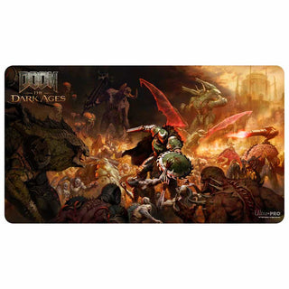 Playmat - Ultra Pro - Stitched Edge - Doom: The Dark Age (Bethesda) - Doom Onslaught 1