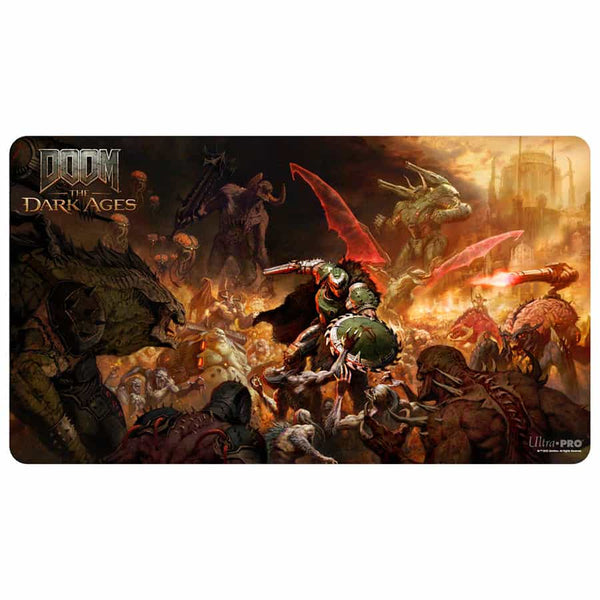 Playmat - Ultra Pro - Stitched Edge - Doom: The Dark Age (Bethesda) - Doom Onslaught 1