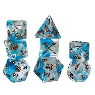 Dice - Sirius - Polyhedral RPG Set (8 ct.) - 16mm - Vox Machina Adventure Dice - Vex'ahlia