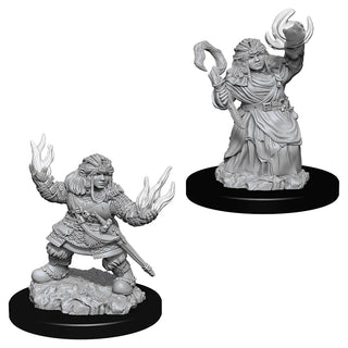 Pathfinder Deep Cuts Unpainted Miniatures - Female Dwarf Summoner