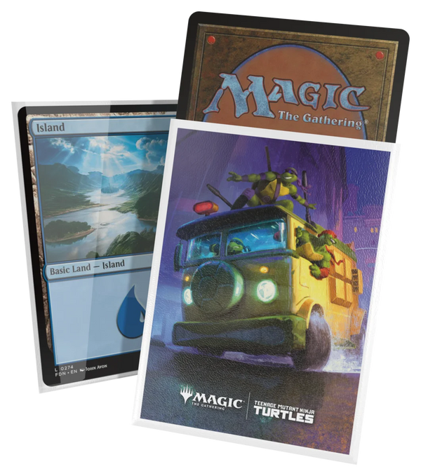 Deck Sleeves - Ultimate Guard - Art Sleeve - MtG - TMNT - Turtle Van (100 ct.)